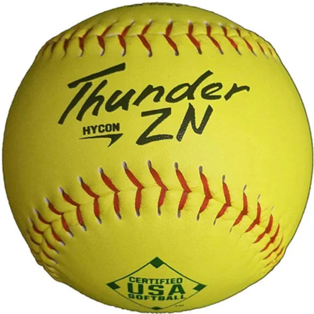 Dudley USA/ASA Thunder ZN Hycon 11" 44/375 Composite Slowpitch Softballs: 4A723Y