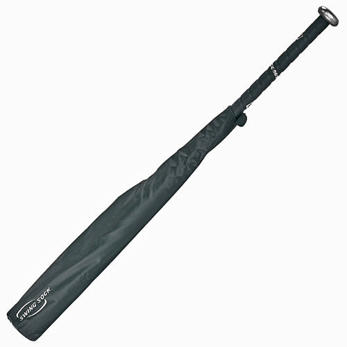 The Markwort Swing Sock Bat Protector Case (BP3100) is a black weighted sleeve for strength and swing training. Its design keeps the bat’s grip and end cap visible, making it easy to use with a bat wrap during practice.