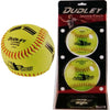 Dudley Jennie Finch Training Softballs (Set of 2): 4FPPT11R / 4FPPT12R