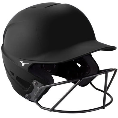 Mizuno F6 Solid Fastpitch Batting Helmet with Mask: 380395 / 380397