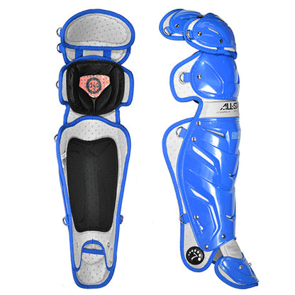 The All Star System7 Pro Catcher's Leg Guards (LG30SPRO / LG30WPRO) offer durable shin protection and reliable coverage, ideal for athletes seeking top-quality gear.