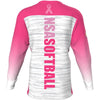 National Softball Association NSA Breast Cancer Awareness Sublimated Long Sleeve Shirt