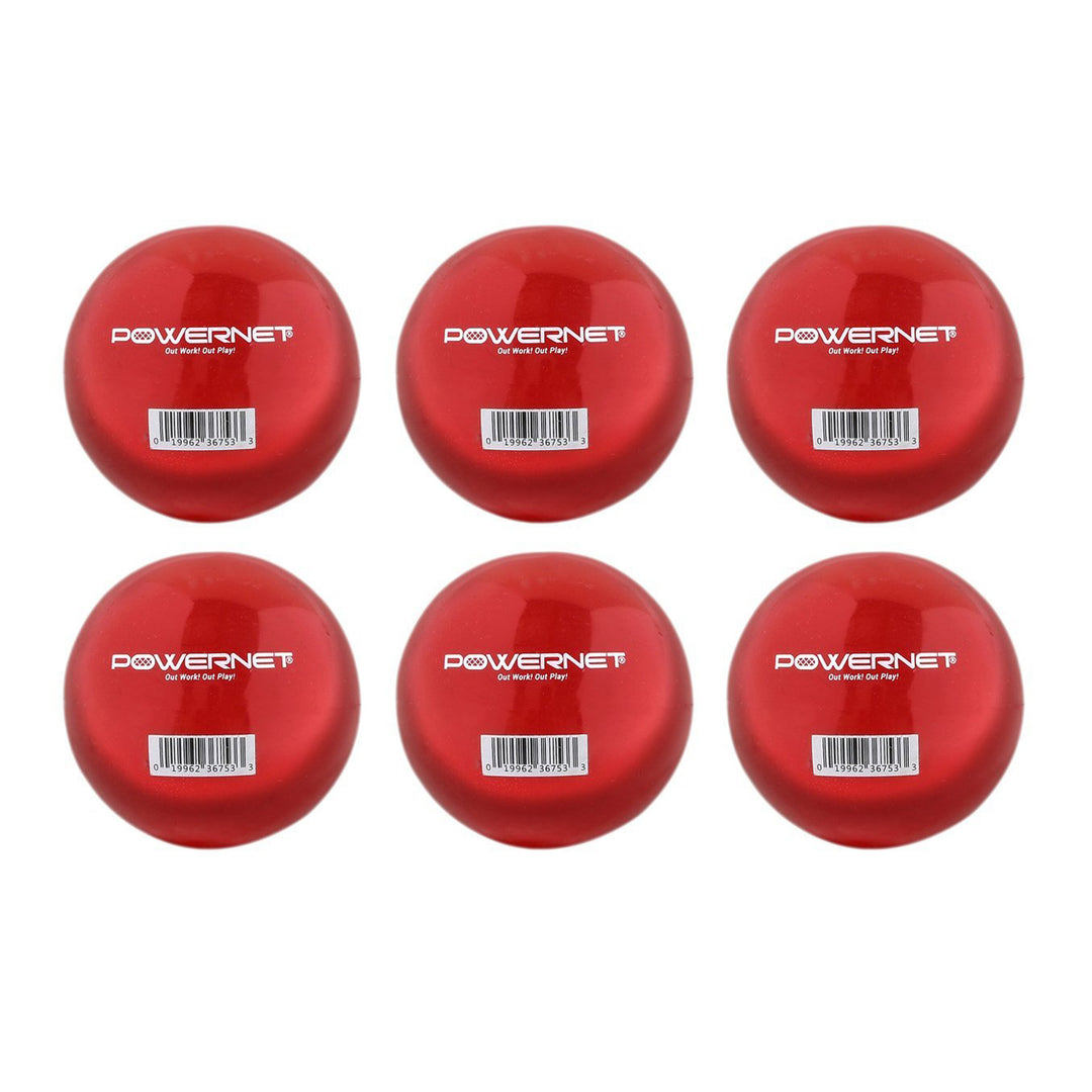 PowerNet 3.2" Weighted Hitting and Batting Training Ball (6 Pack): 1004L