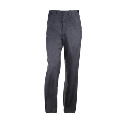 The 3n2 Umpire Combo Pants: 7500-05 by 3n2 are straight-leg, dark gray pants with an expander waist, zipper fly, and waistband, shown on a white background.