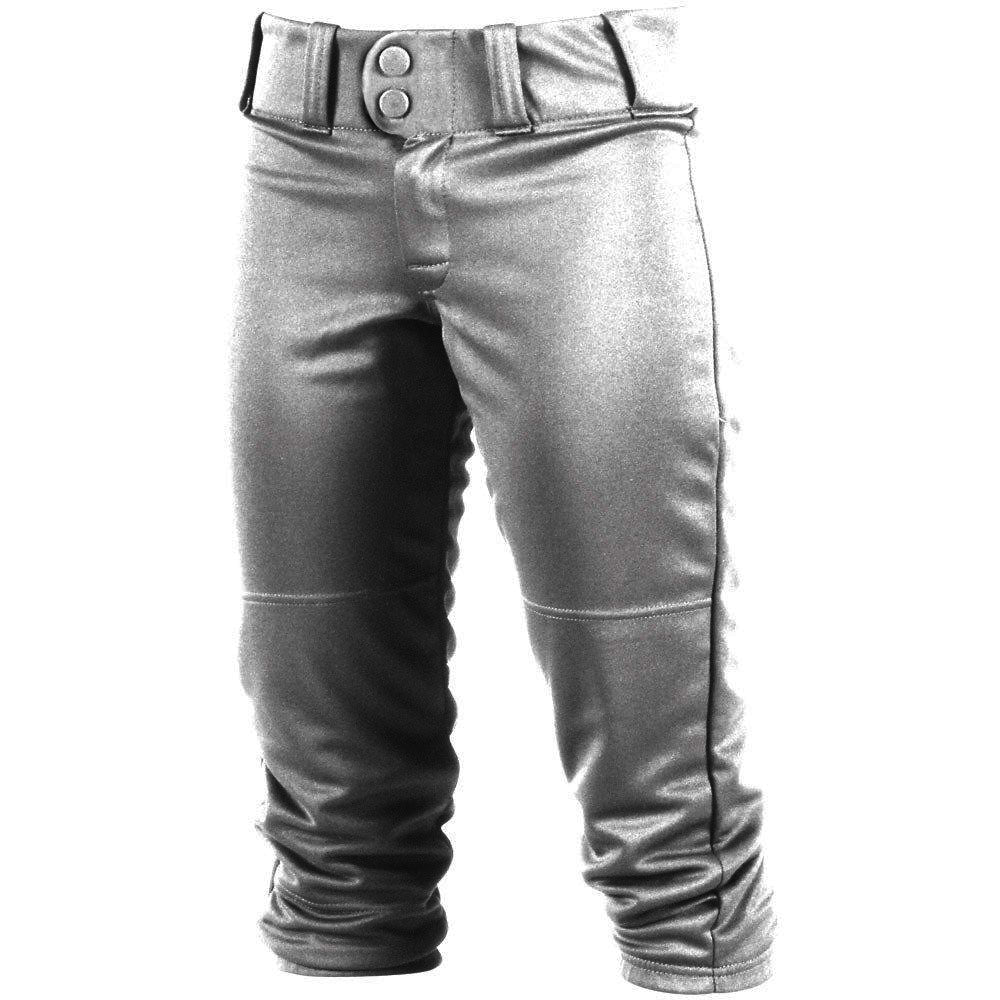 Grey Baseball Pants 615PSW Women's Belted Speed Premium